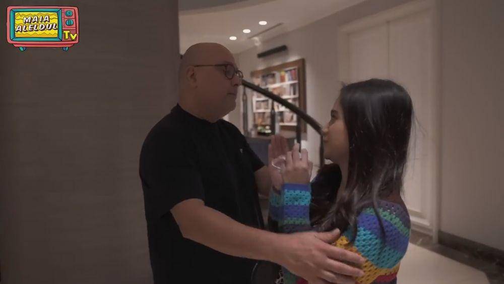 kejutan ultah Tissa Biani dari calon mertua (youtube/Maia AlElDul TV)