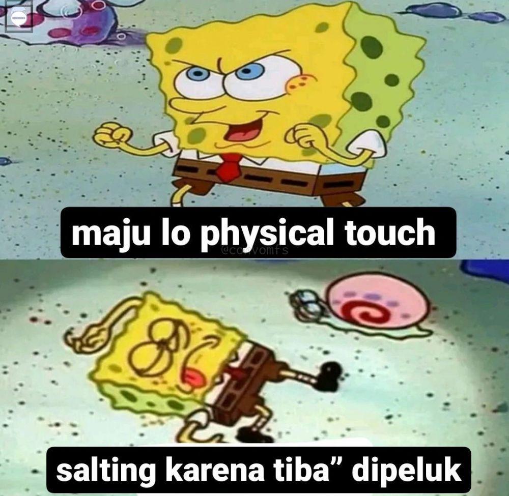 meme kocak spongebob squarepants (twitter.com/convomfs)