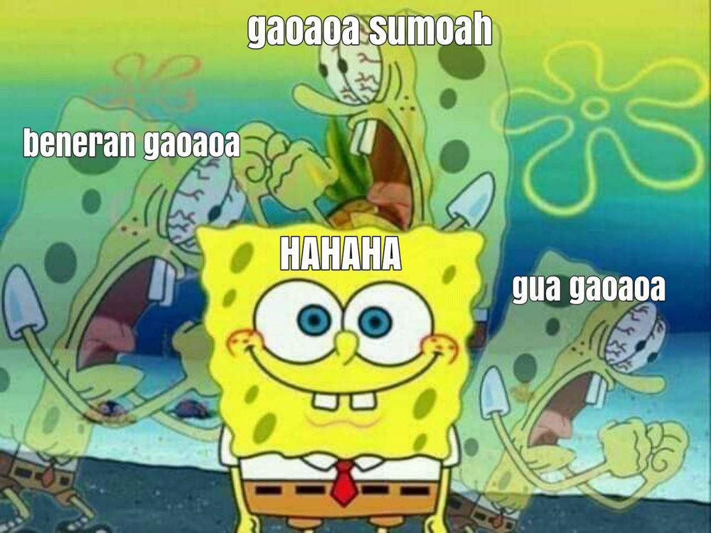 meme kocak spongebob squarepants (twitter.com/zet_zettt)