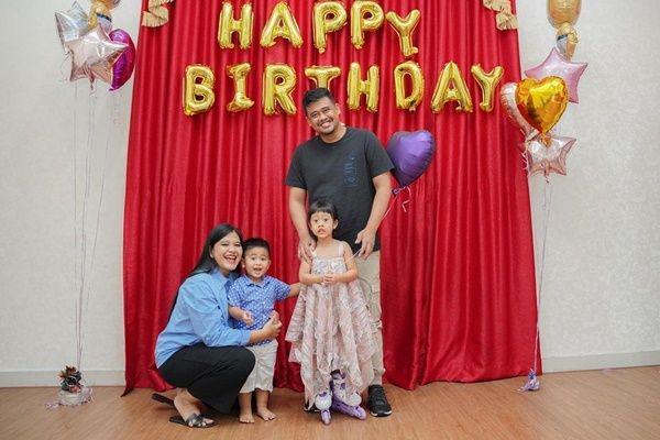 10 Potret Ulang Tahun ke-4 Sedah Mirah, Dirayakan Sederhana