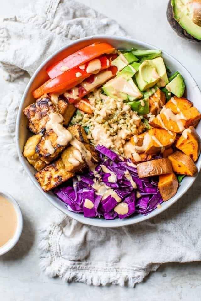 ilustrasi tempeh bowl (fitmittenkitchen.com)
