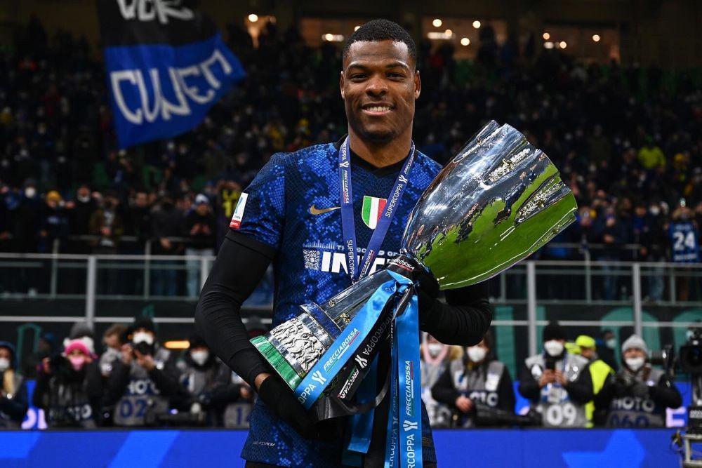 Denzel Dumfries bersama Inter Milan (twitter.com/DenzelJMD2)