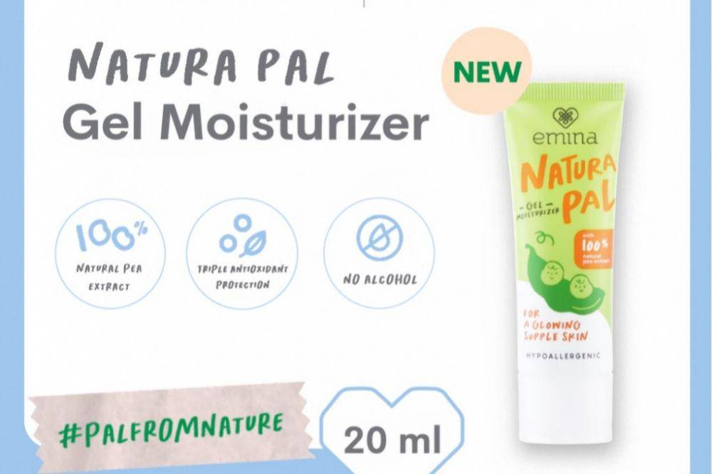 Emina Natura Pal Gel Moisturizer (shopee.co.id/eminaofficial)