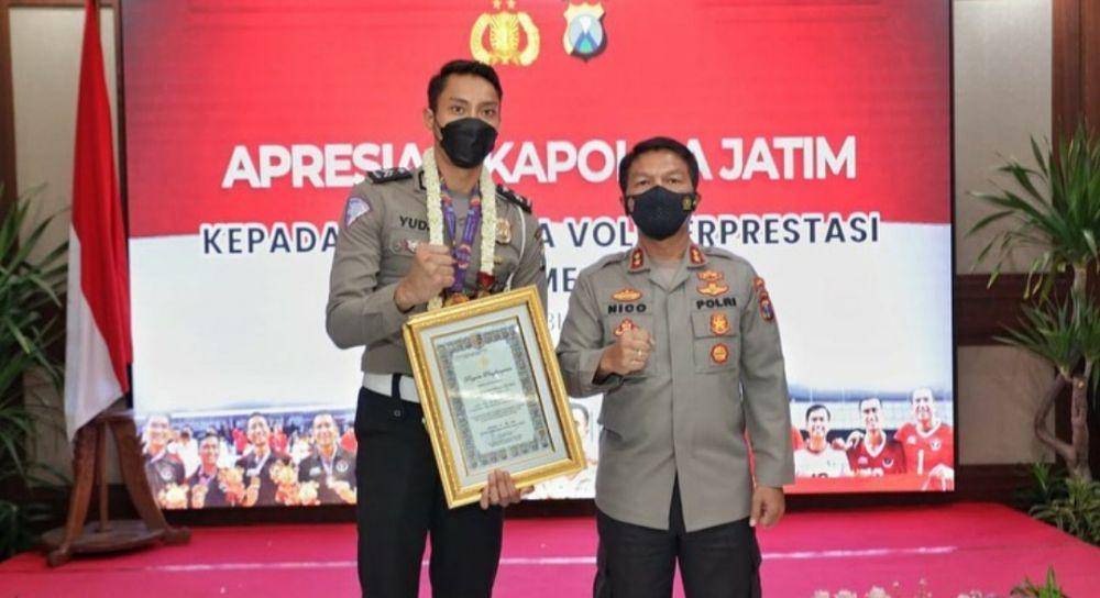potret Yuda Mardiansyah berseragam polisi (instagram.com/yudaaputraa)