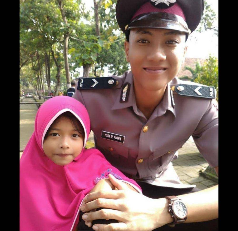 potret Yuda Mardiansyah berseragam polisi (instagram.com/yudaaputraa)