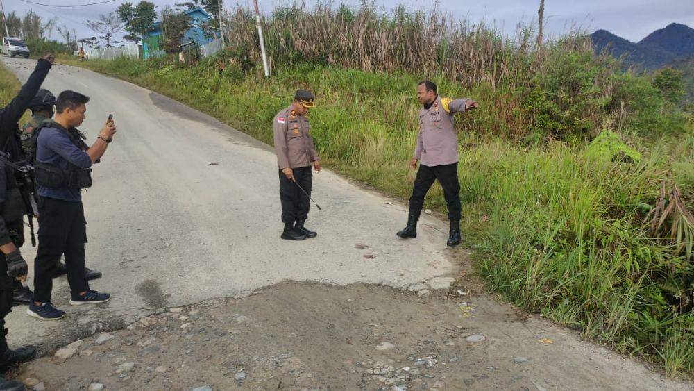 Polisi saat melakukan olah TKP di lokasi kejadian IDN Times/ Istimewa