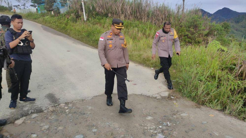 Polisi saat melakukan olah TKP di lokasi kejadian IDN Times/ Istimewa