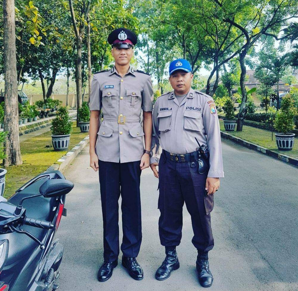 potret Yuda Mardiansyah berseragam polisi (instagram.com/yudaaputraa)