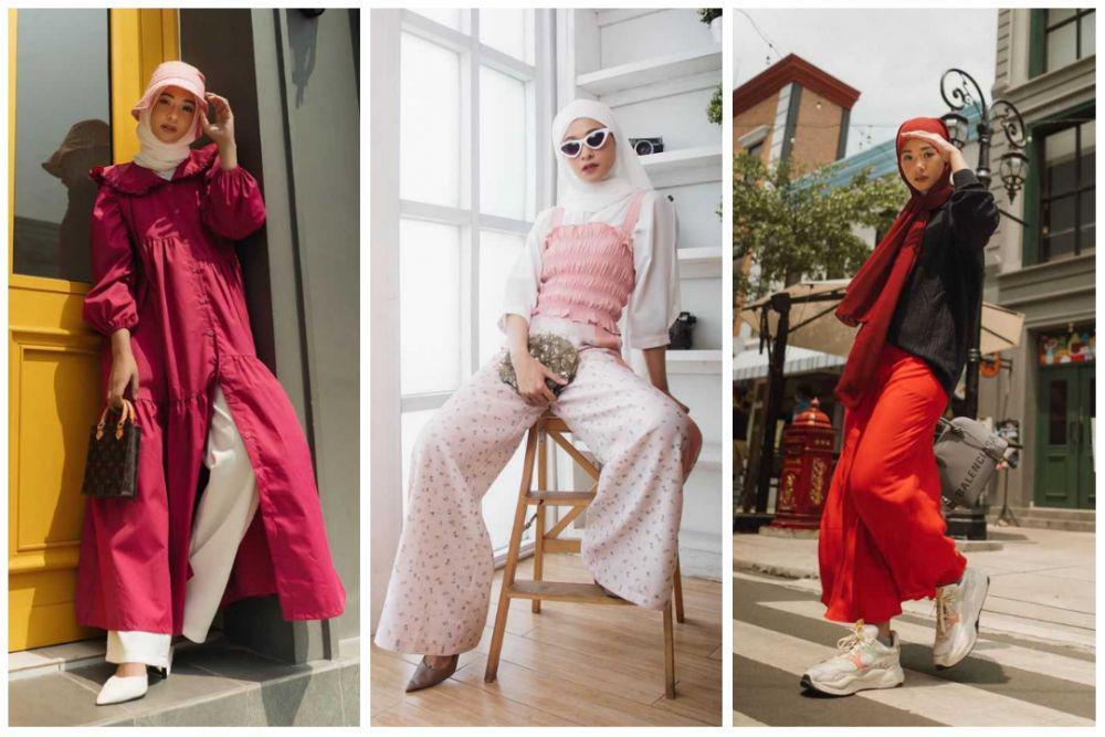 10 Inspirasi OOTD Cewek Kue ala Poppy Bunga, Ada Berbagai Warna!