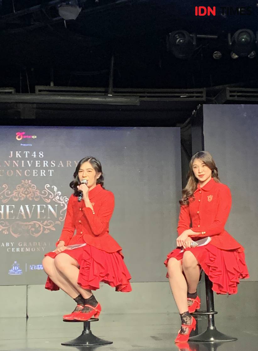 konferensi pers JKT48 10th Anniversary concert Heaven (IDN Times/Rafifa Shabira)
