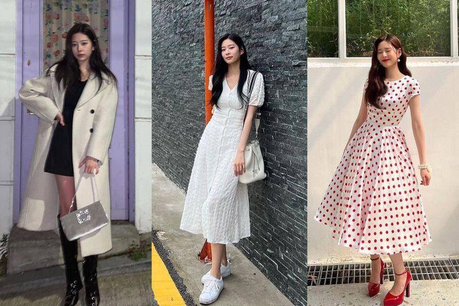OOTD Dress ala Kim Minju (instagram.com/minn.__.ju)