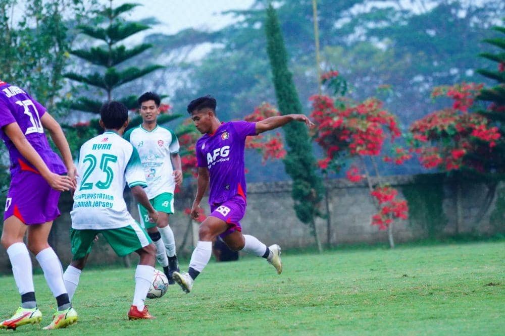 Bagas Satrio saat bermain bersama Persik Kediri. IDN Times/ Media officer Persik Kediri