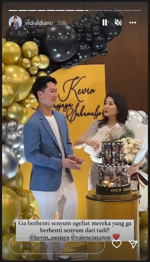 Ulang tahun ke-27 Kevin Sanjaya (Instagram.com/vidialdiano/)