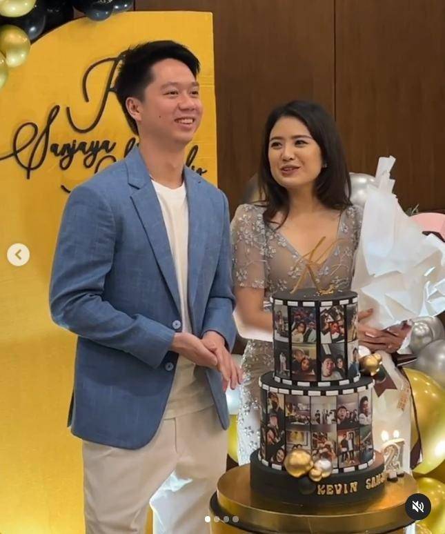 Ulang tahun ke-27 Kevin Sanjaya (Instagram.com/vidialdiano/)