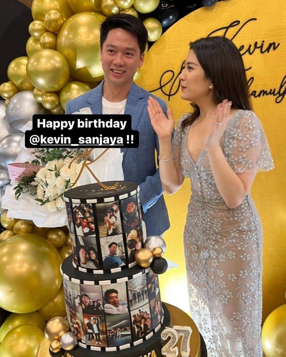Ulang tahun ke-27 Kevin Sanjaya (Instagram.com/hanihanafi05/)