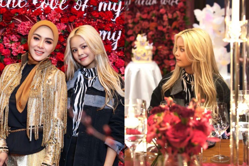 10 Potret Sorn eks CLC di Pesta Ulang Tahun Syahrini, Bestie Banget!