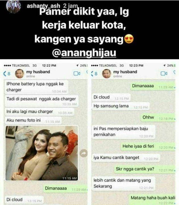 isi chat Anang dan Ashanty (instagram.com/ashanty_ash)