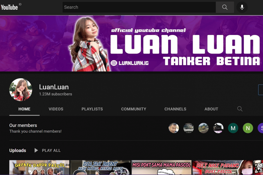 YouTube LuanLuan (YouTube/LuanLuan)
