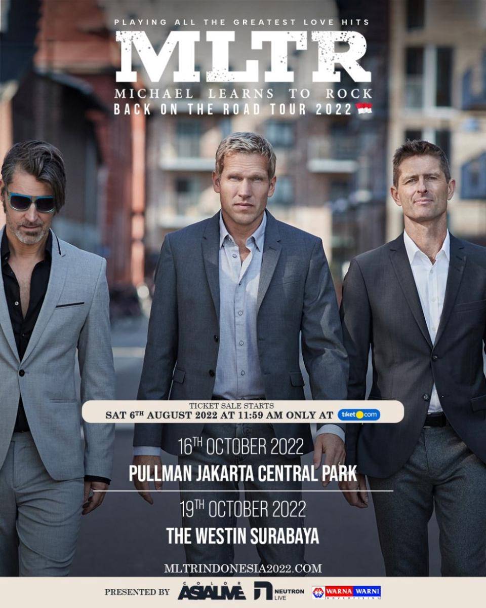poster konser "MLTR Back On The Road Tour 2022" (Dok. Istimewa)