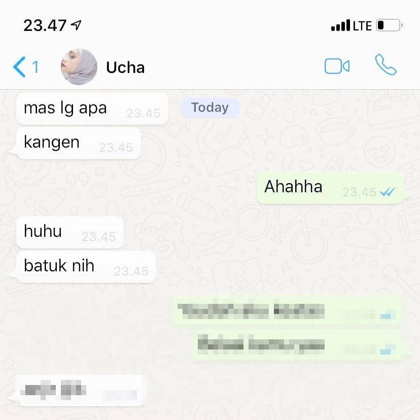 isi chat Ayudia dan Ditto (instagram.com/dittopercussion)