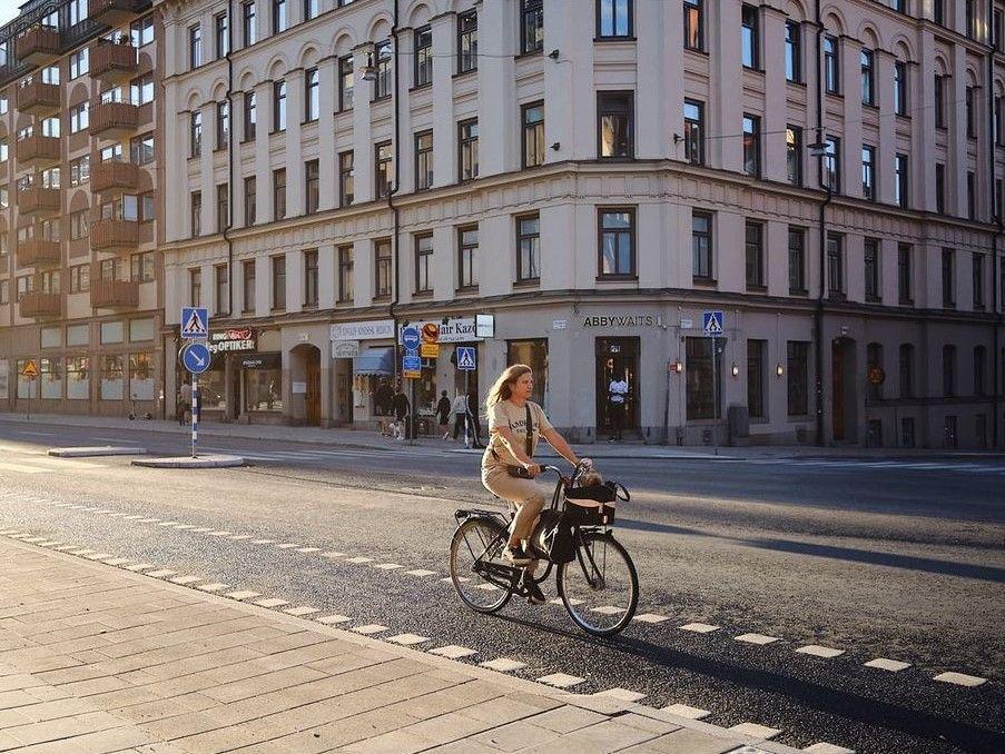 potret pesepeda di Stockholm (instagram.com/doruoprisan)
