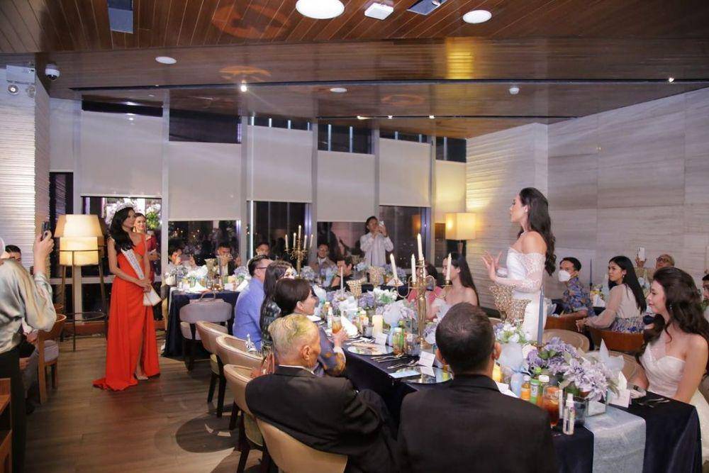 Dinner Party Keberhasilan Adinda Cresheilla di ajang Miss Supranational 2022 (Instagram.com/dindacresheilla)
