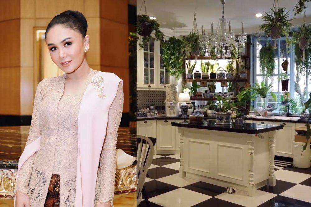 potret rumah Yuni Shara yang penuh dengan tanaman (instagram.com/yunishara36 | youtube.com/YuniSharaChannel)