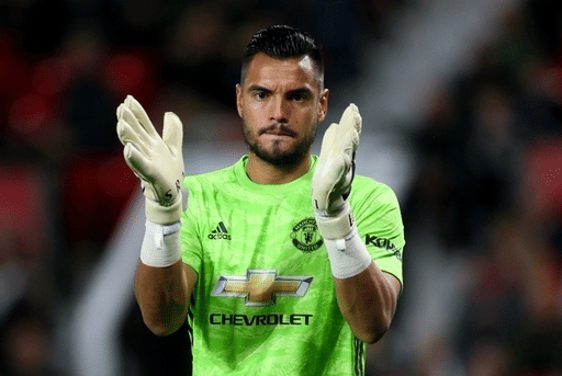 Sergio Romero bersama Manchester United (twitter.com/WilliamHill)