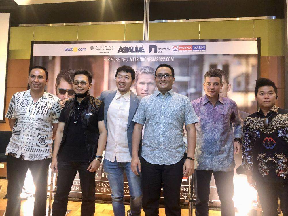 konferensi pers konser "MLTR Back On The Road Tour 2022" (Dok. Pribadi/Elizabeth Chiquita)