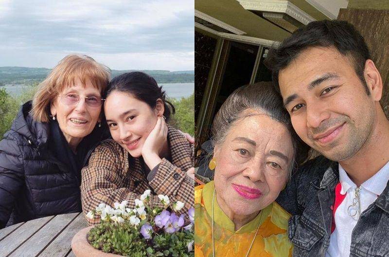 Tatjana Saphira dan Raffi Ahmad beserta nenek mereka. (instagram.com/tatjanasaphira | instagram.com/raffinagita1717)