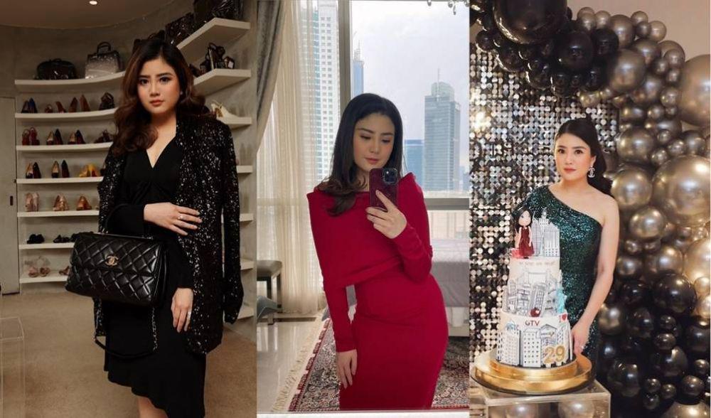 9 Inspirasi Gaya Glamor ala Valencia Tanoe, Mewah dan Menawan!