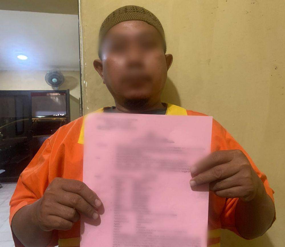 JM, tersangka yang melakukan pencabulan terhadap santrinya di Balikpapan (dok. Istimewa)