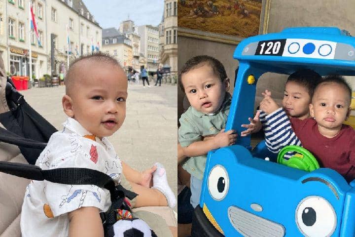 10 Potret Ryuga Rafif, Keponakan Paula Verhoeven yang Menggemaskan