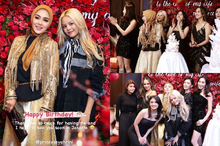 10 Potret Idol KPop Sorn Eks CLC di Ultah Ke-40 Syahrini, Bikin Heboh!