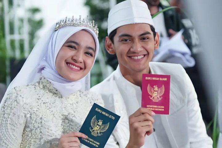10 Potret Pernikahan Cut Syifa dan Vicky Kalea di Sinetron
