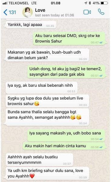 isi chat Ruben Onsu dan Sarwendah (instagram.com/ruben_onsu)