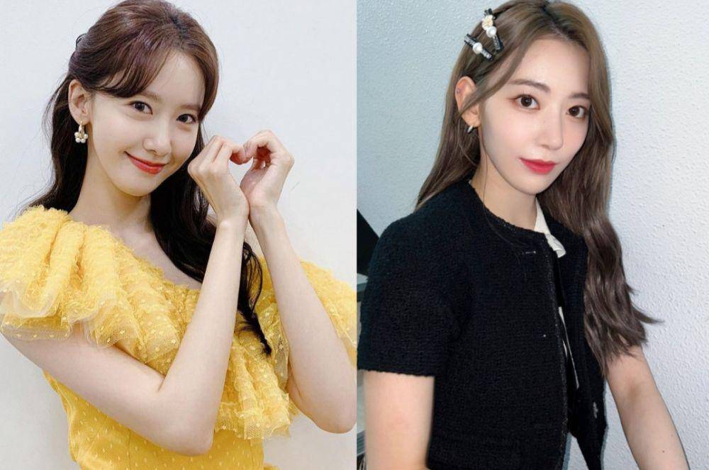 Yoona SNSD dan Sakura LE SSERAFIM (instagram.com/yoona__lim | twitter.com/IM_LESSERAFIM)