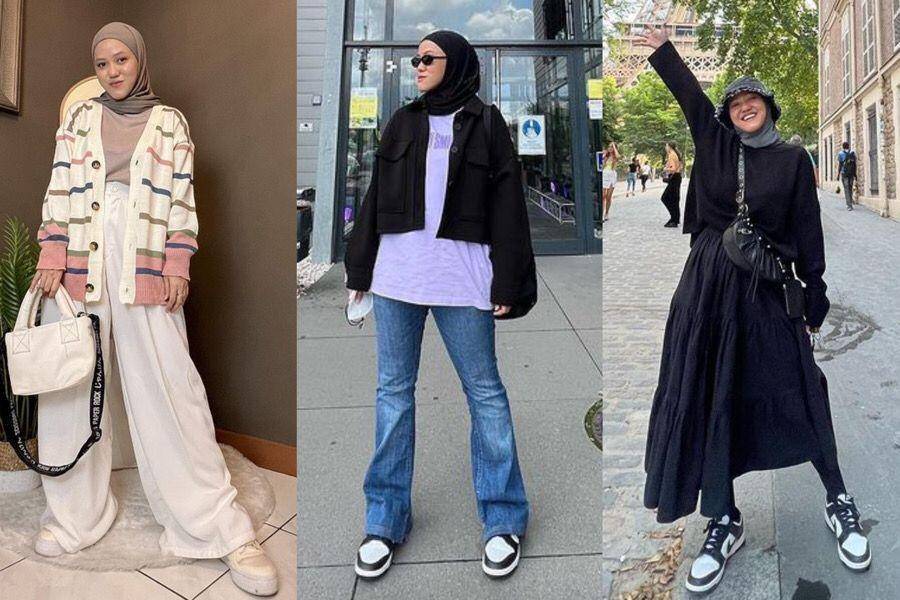 9 Gaya Hangout Hijabers Stylish ala Tiffani Afifa, Simpel dan Nyaman!
