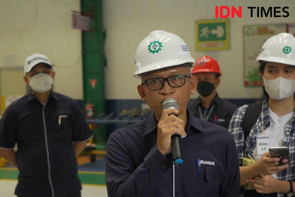 GM Boarding Bridge Bukaka Teknik Utama, Age Triobowo (IDN Times/Rendy Septian Anwar)