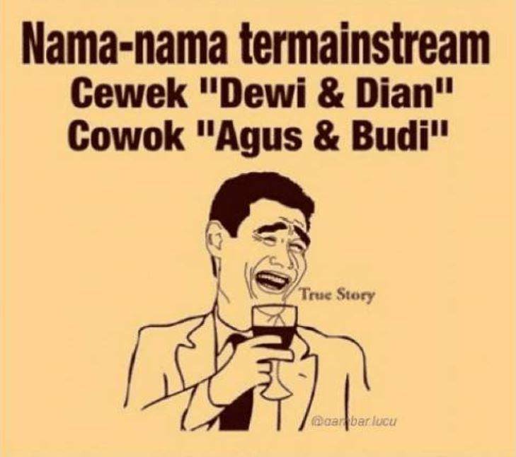 meme pemilik nama Agus (instagram.com/gambar.lucu)