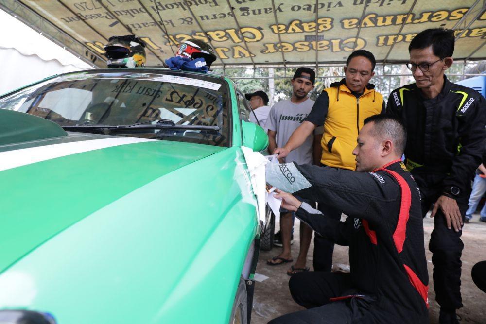Wagub Musa Rajekshah proses scrutineering Danau Toba Rally 2022 (Dok.Istimewa)