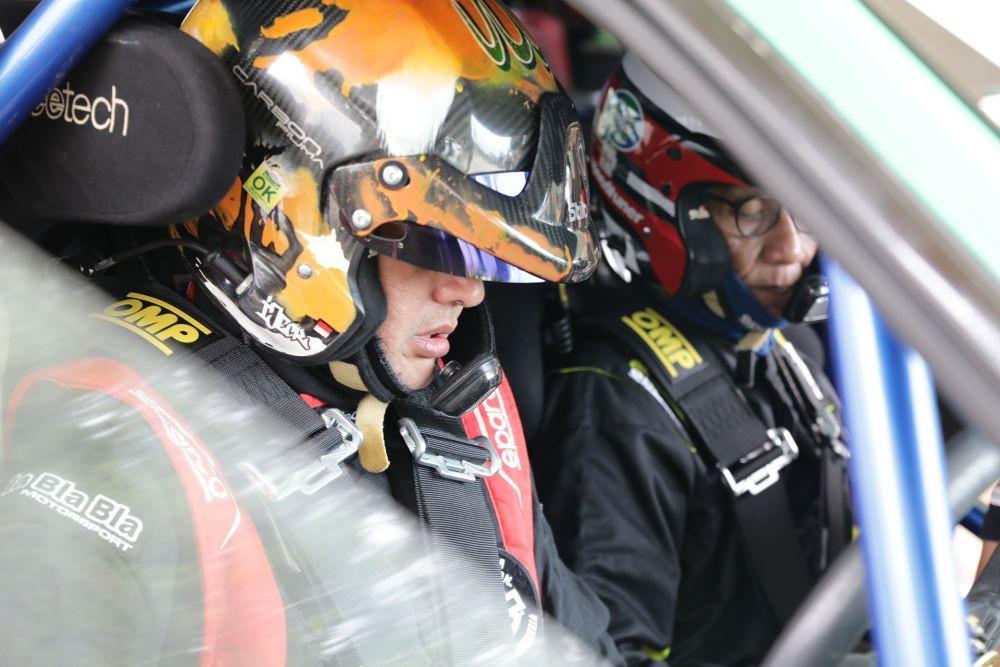 Wagub Musa Rajekshah saat sesi shakedown Danau Toba Rally 2022 (Dok.Istimewa)