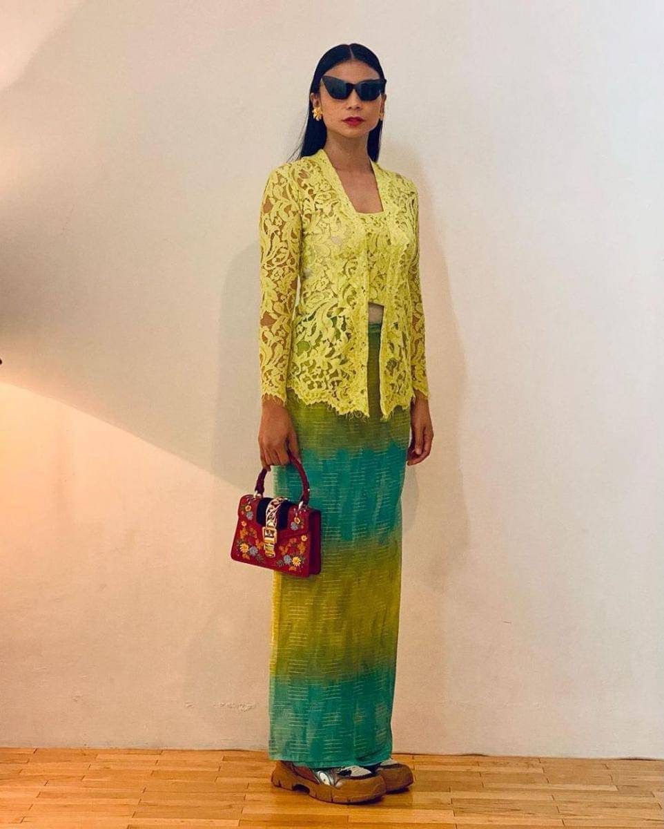 Shareefa Danish dalam balutan kebaya (instagram.com/shareefadaanish)