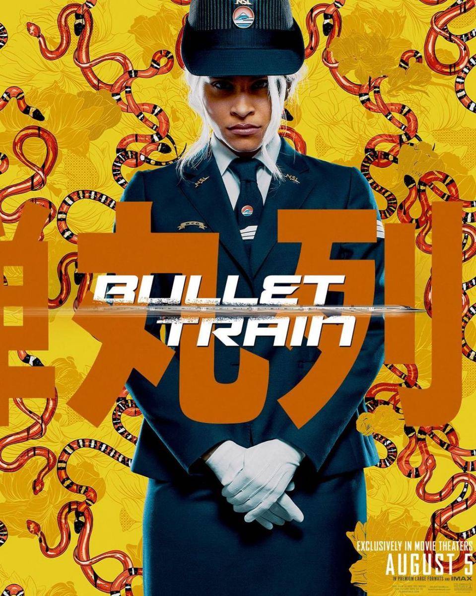 Zazie Beetz sebagai The Hornet dalam film Bullet Train (dok. Sony Pictures Entertainment/Bullet Train)
