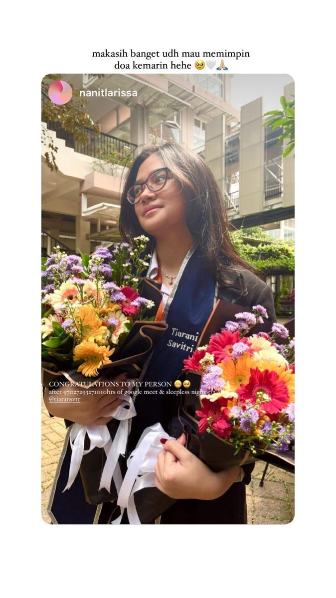 potret kelulusan Tiara Savitri (instagram.com/tiaransvtr)