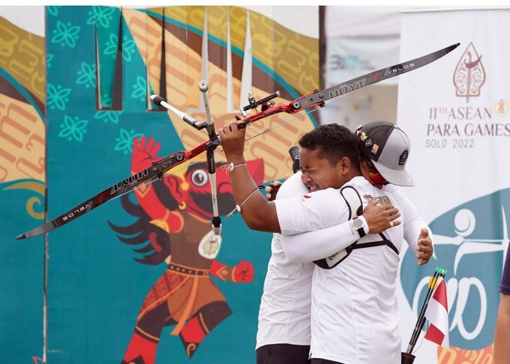 Setiawan, rekan yang membantu Kholidin dalam menyabet medali emas APG 2022. (apg2022.com)