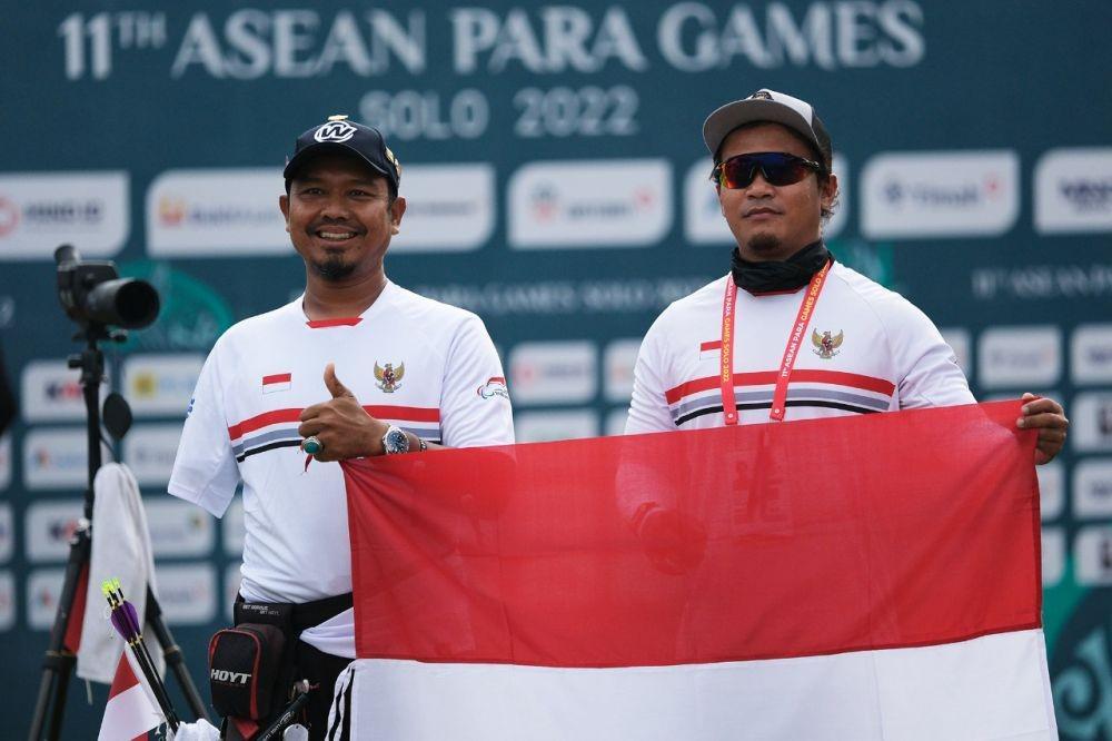 Kholidin/Setiawan sabet medali emas di ASEAN Para Games 2022. (apg2022.com)
