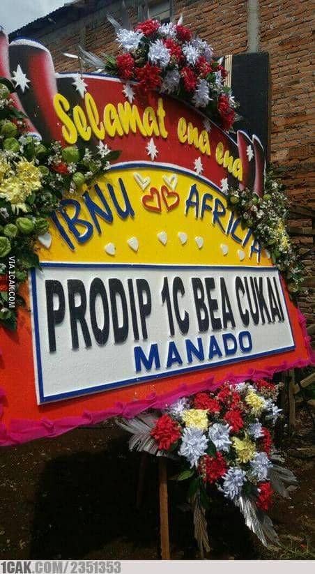 karangan bunga kocak (1cak.com)