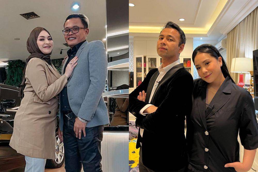 potret Raffi, Gigi, Sule, dan Nathalie Holscher (instagram.com/raffinagita1717 | instagram.com/ferdinan_sule)