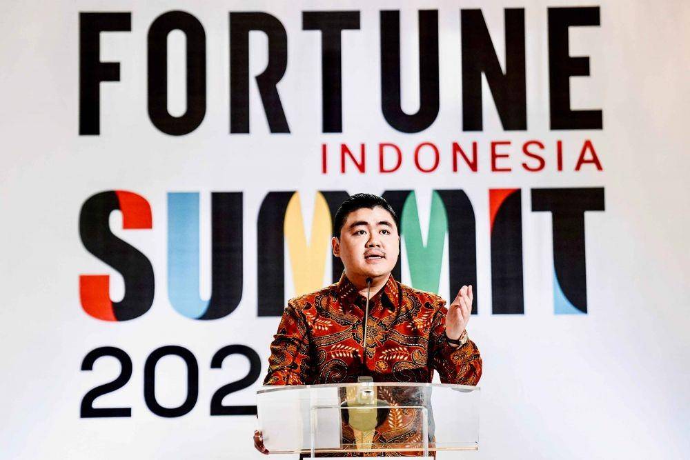 CEO IDN Media, Winston Utomo, di acara FORTUNE Indonesia Summit 2022 (Dok. IDN Media/Herka Pangaribowo)